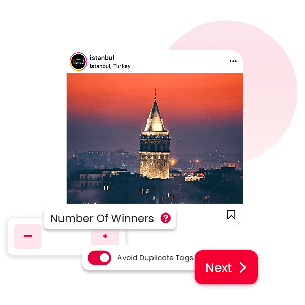 Konfigurieren Sie die Regeln und Einstellungen für das Gewinnspiel