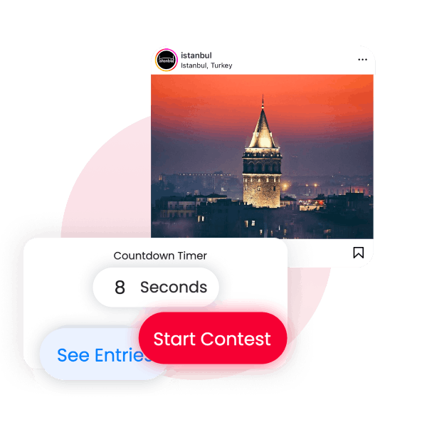 Starte das Gewinnspiel und wähle zufällige Gewinner aus